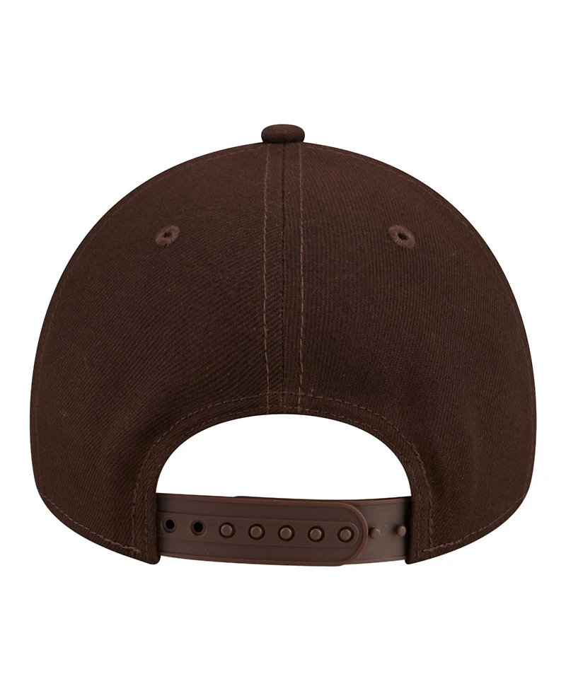 New Era Big Boys and Girls Brown San Diego Padres 9FORTY A-Frame Adjustable Hat