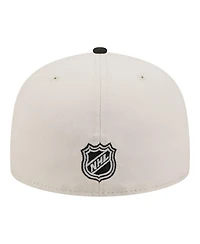 New Era Men's Tan/Black Los Angeles Kings Localized City Icon 59FIFTY Fitted Hat