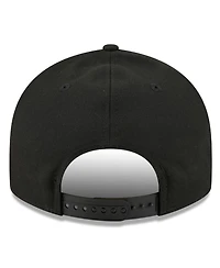 New Era Men's Black Kyle Larson Patriotic Eagle Flag A-Frame 9FIFTY Snapback Hat