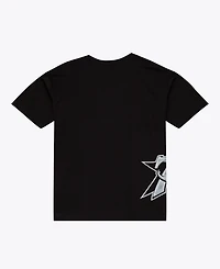 Mitchell & Ness Men's Black Philadelphia 76ers Chrome Heritage T-Shirt