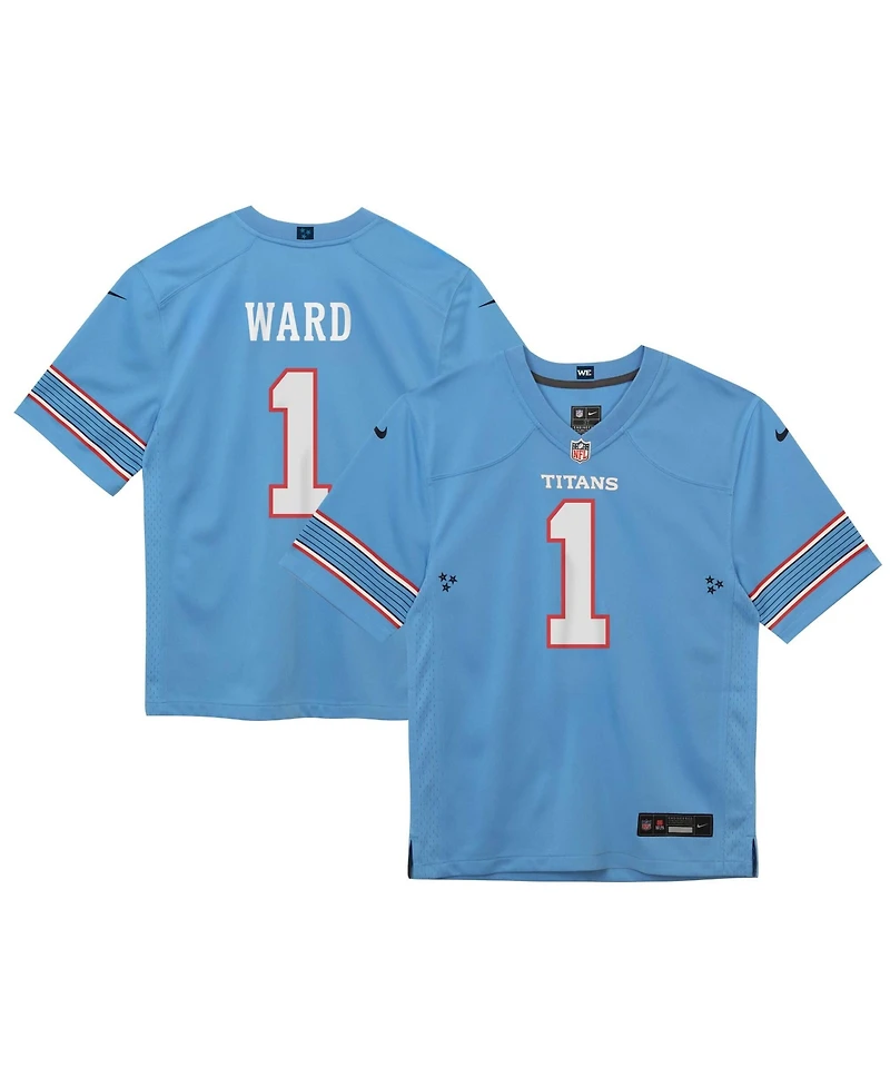 Nike Preschool Cameron Ward Light Blue Tennessee Titans Team Game Jersey