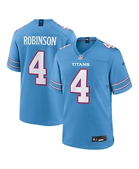 Nike Men's Wan'Dale Robinson Light Blue Tennessee Titans Team Game Jersey