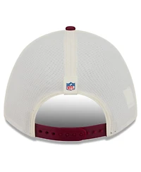 New Era Men's Cream/Burgundy Washington Commanders 2026 Nfl Training Camp 9FORTY Adjustable Hat