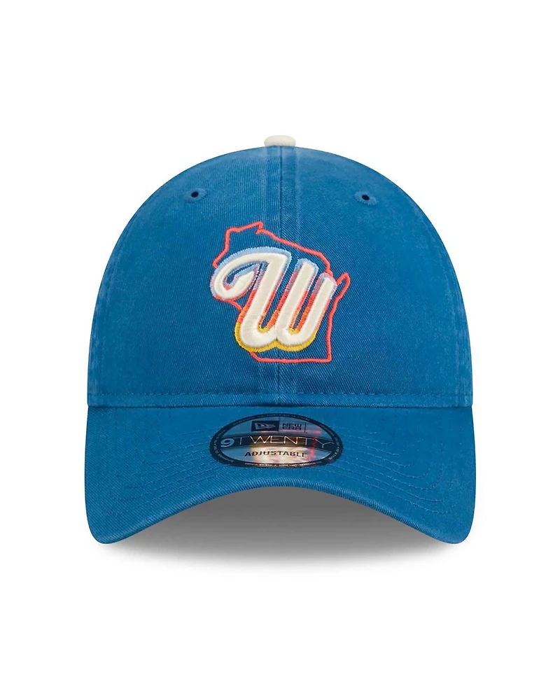 New Era Men's Blue Milwaukee Brewers 2026 City Connect 9TWENTY Adjustable Hat