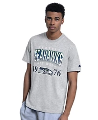 Starter Men's 2-pack College Navy/Gray Seattle Seahawks Logo T-Shirt