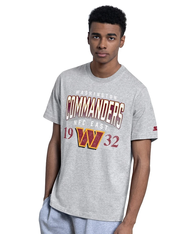 Starter Men's 2-pack Burgundy/Gray Washington Commanders Logo T-Shirt