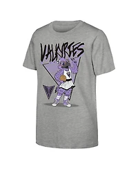 Outerstuff Big Boys and Girls Heather Gray Golden State Valkyries Team Mascot T-Shirt