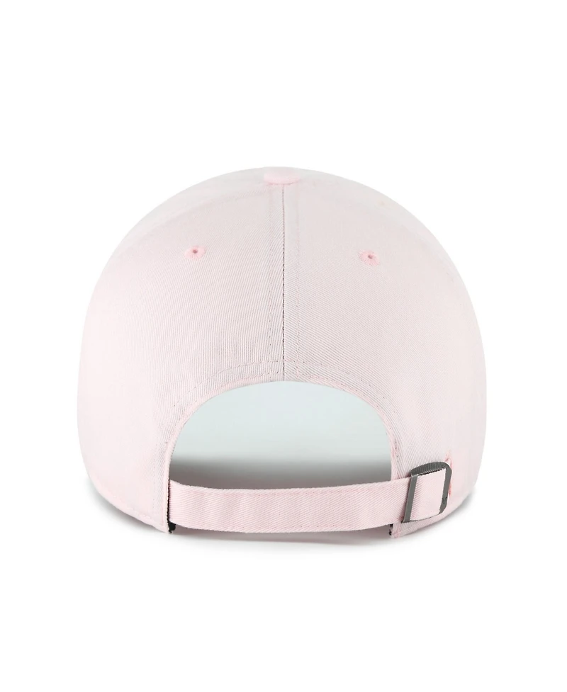 '47 Brand Men's and Women's Light Pink New York Yankees Pastel Clean Up Adjustable Hat