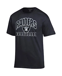 Champion Men's Black Las Vegas Raiders Football T-Shirt