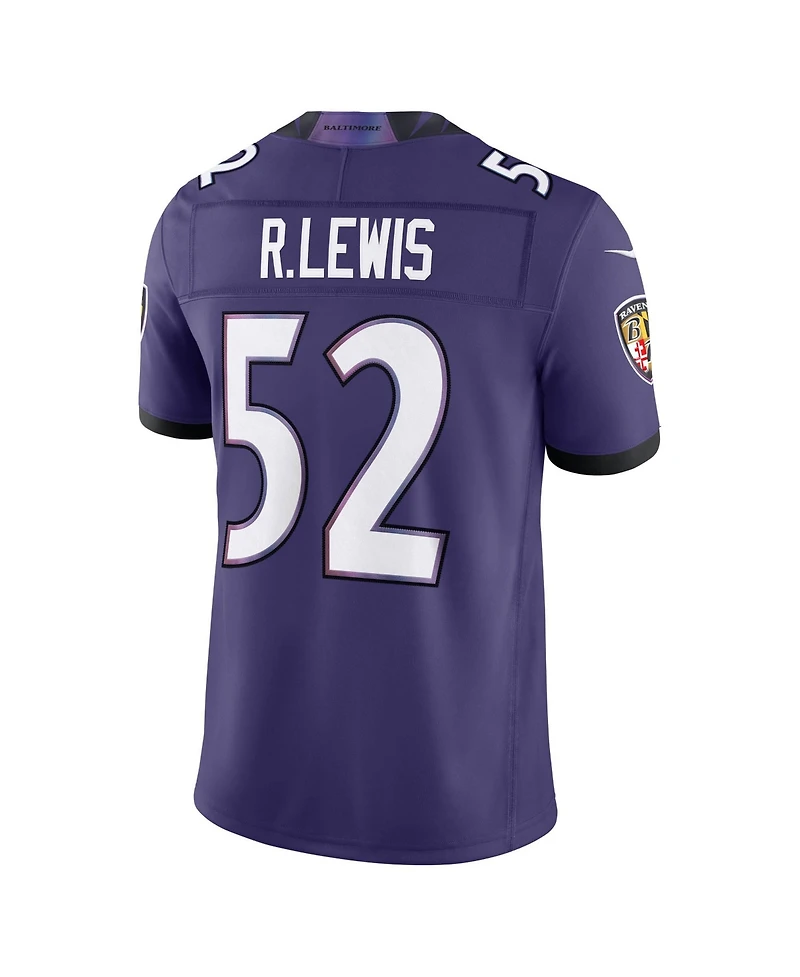 Nike Men's Ray Lewis Purple Baltimore Ravens Vapor F.u.s.e. Stitched Retired Limited Jersey