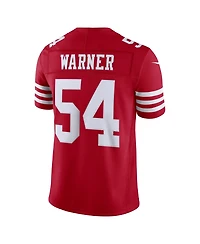 Nike Men's Fred Warner Scarlet San Francisco 49ers Vapor F.u.s.e. Stitched Limited Jersey