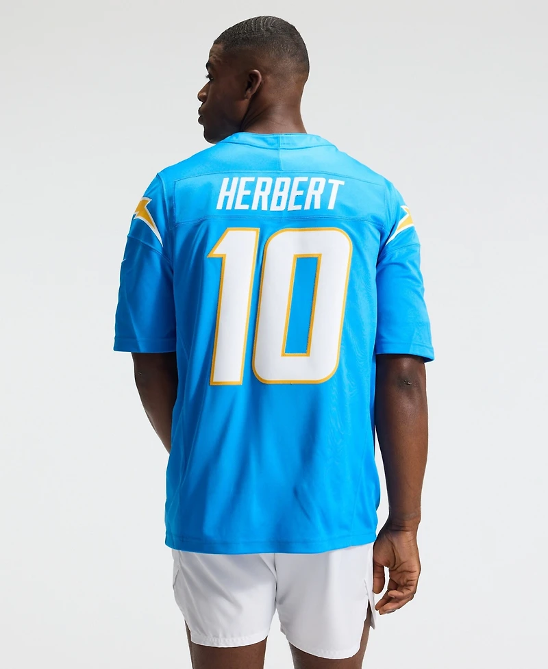 Nike Men's Justin Herbert Powder Blue Los Angeles Chargers Vapor F.u.s.e. Stitched Limited Jersey