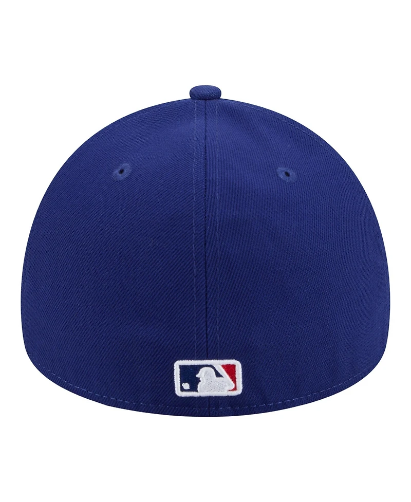 New Era Men's Royal Los Angeles Dodgers A-Frame 59FORTY Fitted Hat
