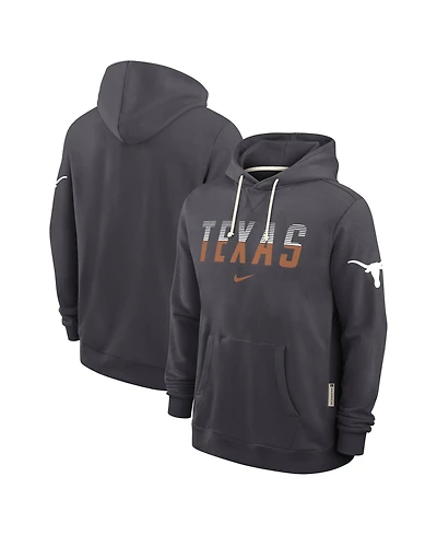 Nike Men's Anthracite Texas Longhorns 2026 Sideline Standard Issue Dri-fit Hoodie