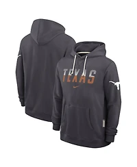 Nike Men's Anthracite Texas Longhorns 2026 Sideline Standard Issue Dri-fit Hoodie