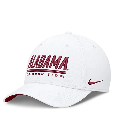 Nike Men's White Alabama Crimson Tide Game Day Rise Swooshflex Hat