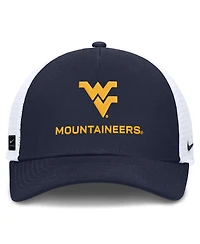 Nike Men's and Women's Navy West Virginia Mountaineers 2026 On-Field Gameday Trucker Hat
