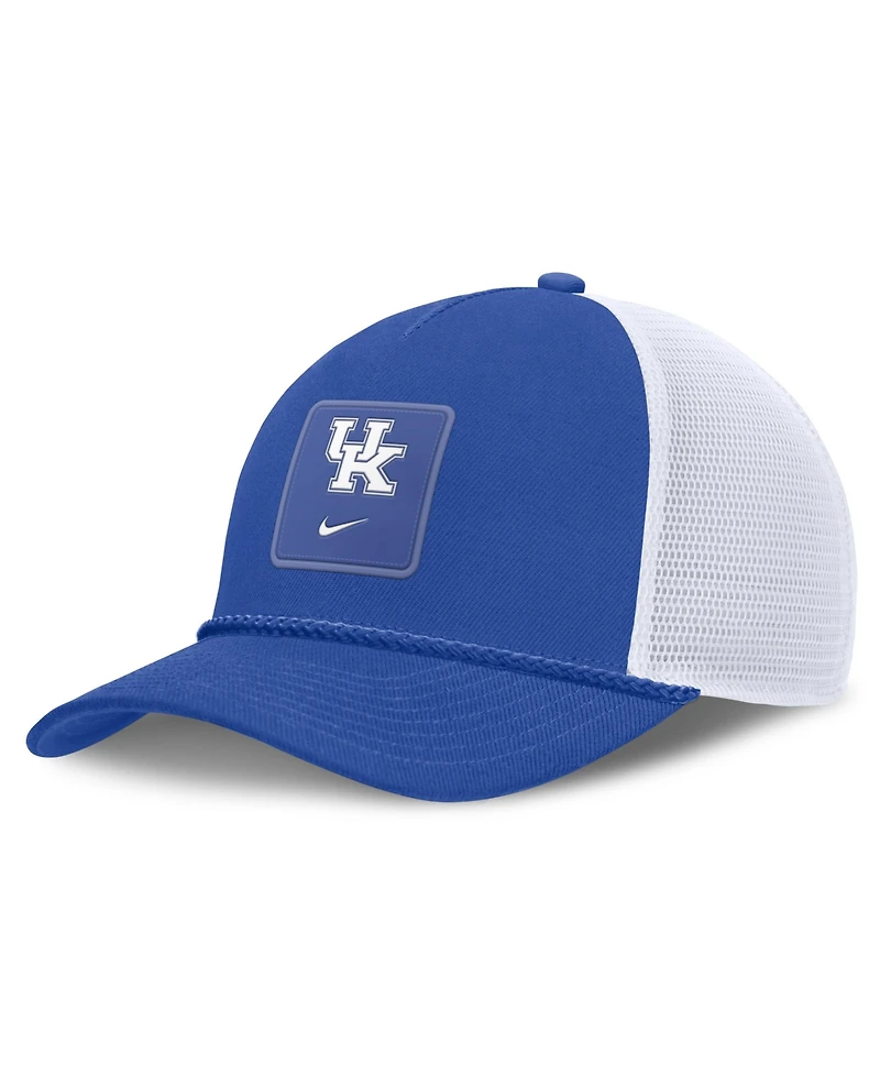 Nike Men's and Women's Royal Kentucky Wildcats Game Day Rope Trucker Adjustable Hat