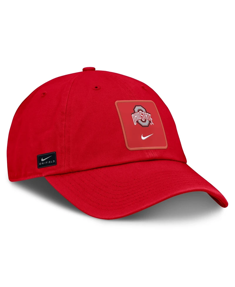 Nike Men's and Women's Scarlet Ohio State Buckeyes 2026 Sideline Club Adjustable Hat