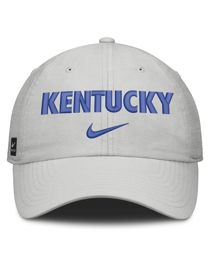Nike Men's and Women's Gray Kentucky Wildcats On-Field Gameday Adjustable Club Hat