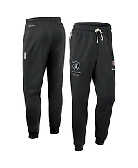Nike Men's Black Las Vegas Raiders Sideline Standard Issue Dri-fit Taper Pants