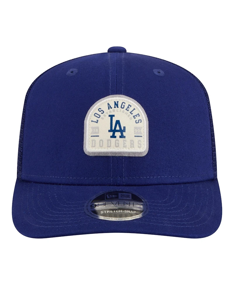 New Era Men's Royal Los Angeles Dodgers Contest 9SEVENTY Adjustable Trucker Hat