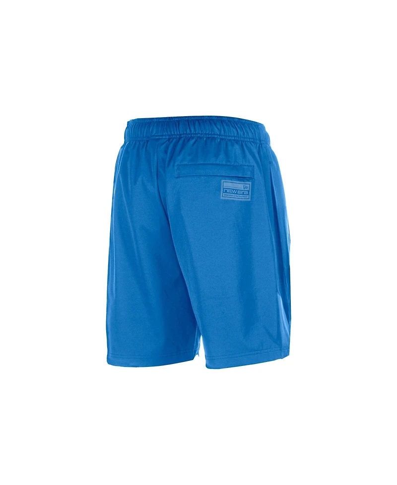 New Era Men's Blue Detroit Lions Match Shorts