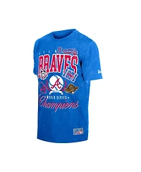 New Era Men's Royal Atlanta Braves Mineral Wash T-Shirt