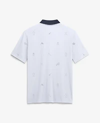 Nike Men's White West Virginia Mountaineers Vapor Pattern Dri-fit Polo Shirt