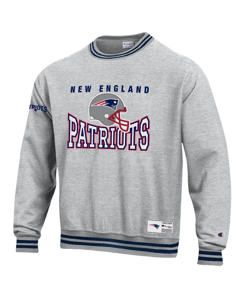 Champion Men's Gray New England Patriots Reverse Weave Fleece Sweatshirt