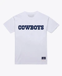 Mitchell & Ness Men's White Dallas Cowboys Monochrome T-Shirt
