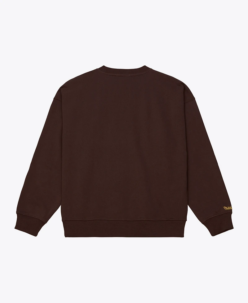 Mitchell & Ness Women's Brown San Diego Padres Script Sweatshirt