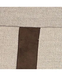 Rlf Home Denton Flat Line Window Valance Cotton Rod Pocket