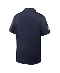 Nike Men's Navy Dallas Cowboys Sideline Tour Dri-fit Polo Shirt