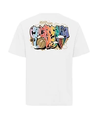 Sportiqe Men's and Women's x 2PAC California Love White Golden State Valkyries Pride Duke T-Shirt