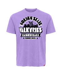 Sportiqe Men's and Women's Violet Golden State Valkyries Mineral Wash T-Shirt