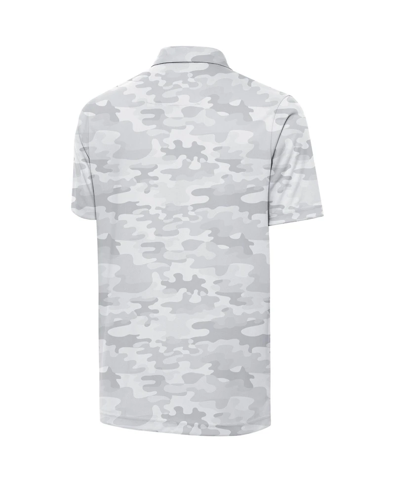 Antigua Men's White New York Jets Collide Polo Shirt