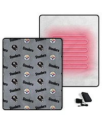 Pegasus Pittsburgh Steelers Scattered Logos 60" x 70" Heated Blanket