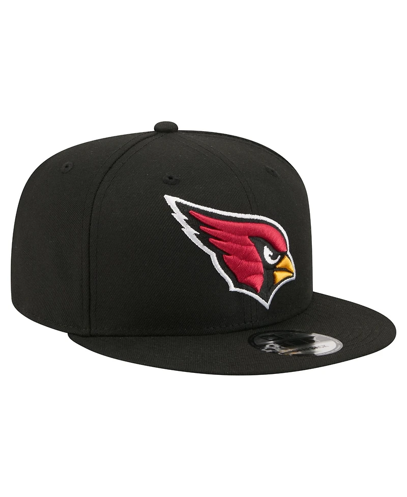 New Era Men's Black Arizona Cardinals 9FIFTY Snapback Hat