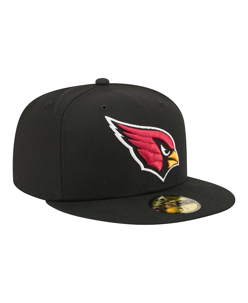 New Era Men's Black Arizona Cardinals 59FIFTY Fitted Hat