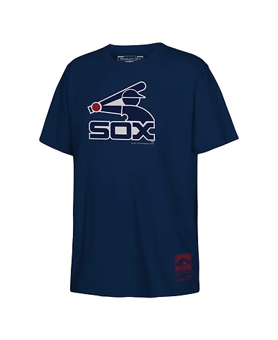 Mitchell & Ness Big Boys and Girls Navy Chicago White Sox Retro Logo T-Shirt