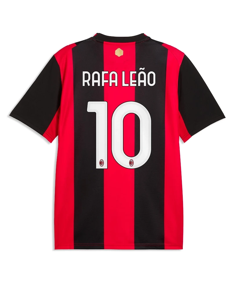 Puma Men's Rafael Leao Black/Red Ac Milan 2026/27 Home Replica Jersey