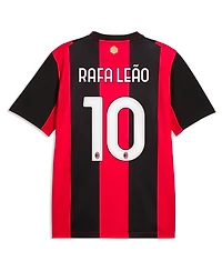Puma Men's Rafael Leao Black/Red Ac Milan 2026/27 Home Replica Jersey