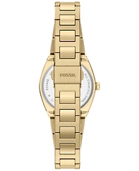 Fossil Women's Everett Three-Hand Gold-Tone Stainless Steel Watch 27mm