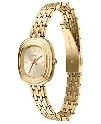 Fossil Women's Genevive Three-Hand Gold-Tone Stainless Steel Watch 30mm