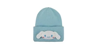 Cinnamoroll 3D Plush Character Head Blue Tall Cuff Beanie
