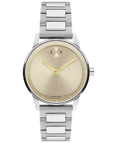 Movado Women's Bold Echo Swiss Quartz Stainless Steel Watch 30mm
