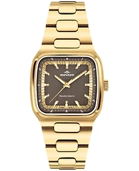 Movado Men's Tempomatic Swiss Automatic Ionic Plated Light Yellow Gold Steel Watch 37mm