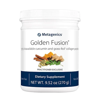 Metagenics Golden Fusion - CurQfen Curcumin with Grass-Fed Collagen Peptides - Supports Joint, Tissue, Normal Inflammatory Response