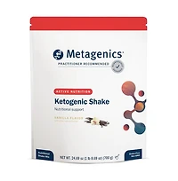 Metagenics Ketogenic Shake Keto Protein Powder Low Carb, Sugar Free, Gluten Free Meal Replacement 25 Vitamins and Minerals Vanilla 14 Servings